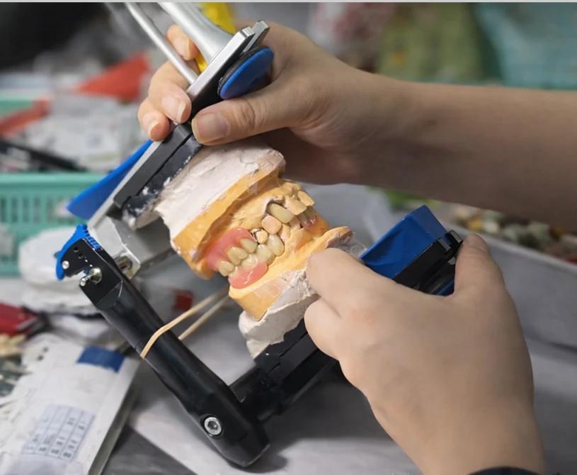 Quality check before dental case shipping